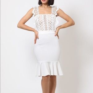 Midi Mermaid Skirt Dress